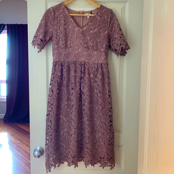 Wren and Ivory Lace Dress - Picture 1 of 3